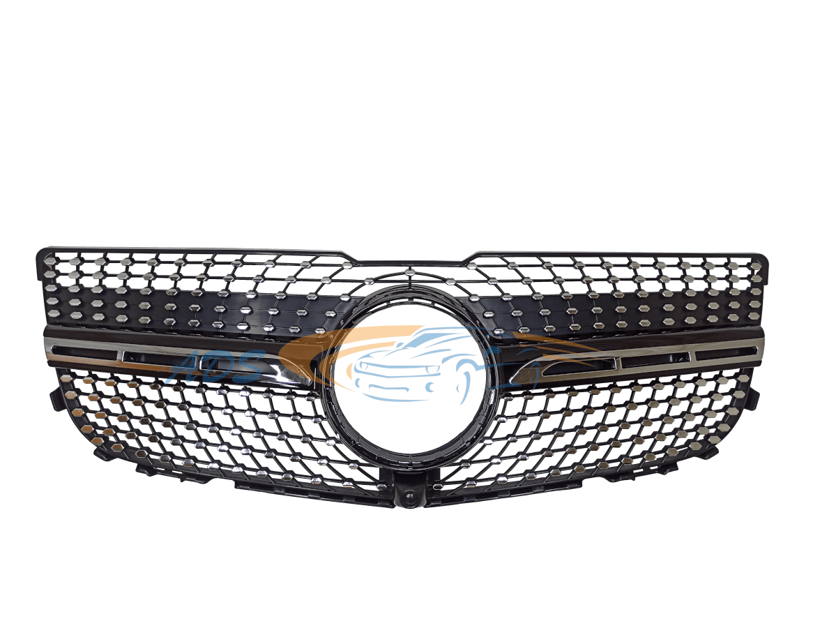 Grotelės Juodos Deimantinės Mercedes Benz GLK X204 2013 - 2015