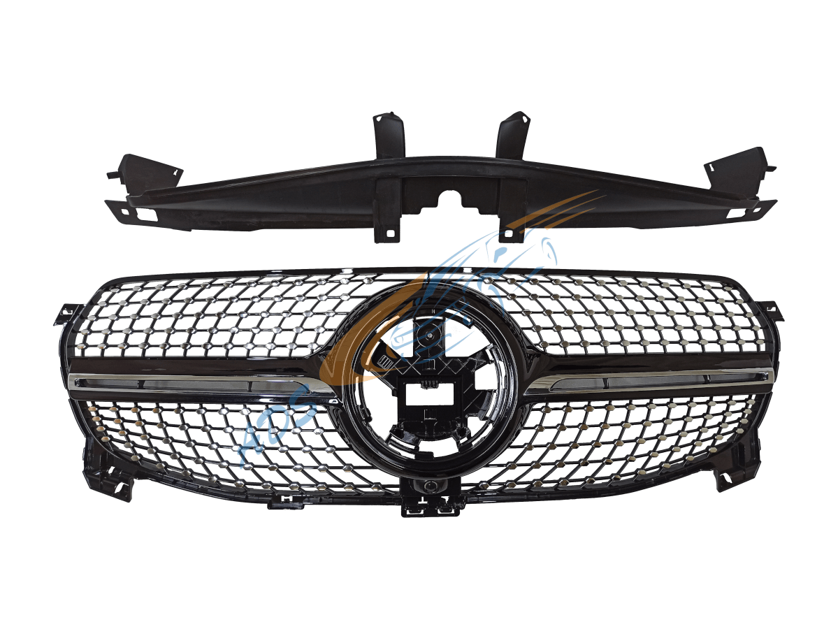 Grotelės Deimantinės Juodos Mercedes Benz W167 2019 - Iki dabar
